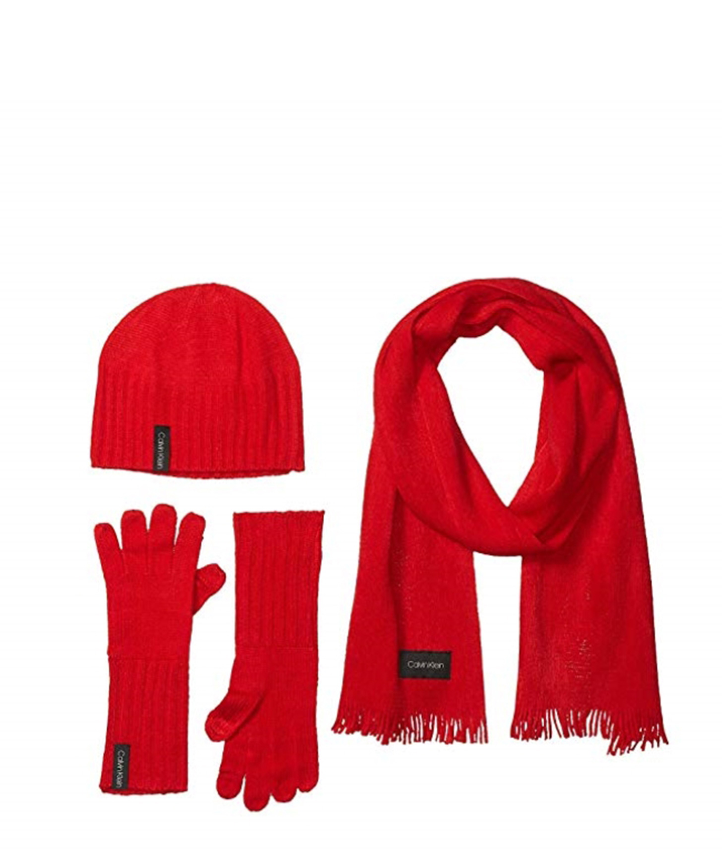 Комплект Calvin Klein (шапка+шарф+перчатки)