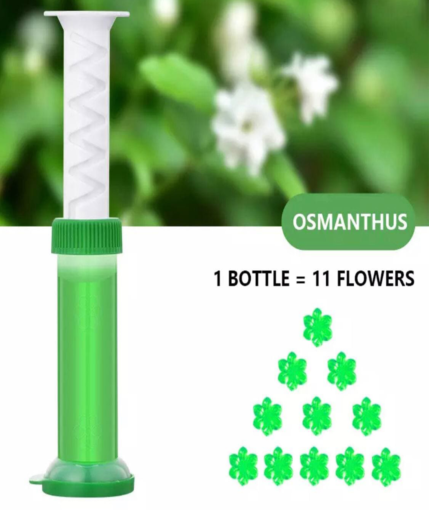 Дезодорирующий очиститель-цветок для унитаза (Жасмин)