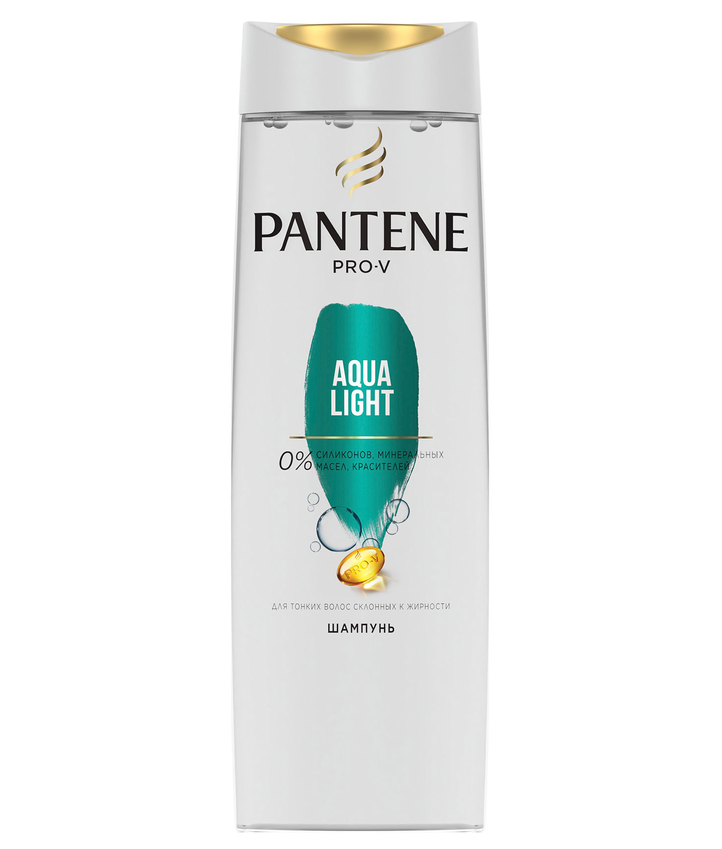 Шампунь Pantene Pro-V Aqua Light для тонких волос, склонных к жирности, 400 мл