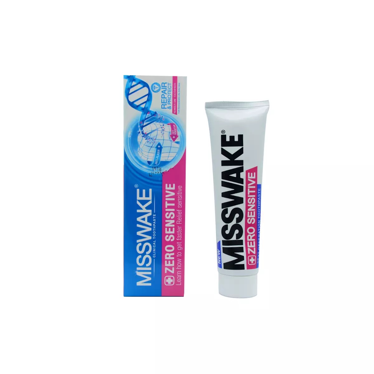 Зубная паста для чувствительных зубов MISSWAKE ZERO SENSITIVE