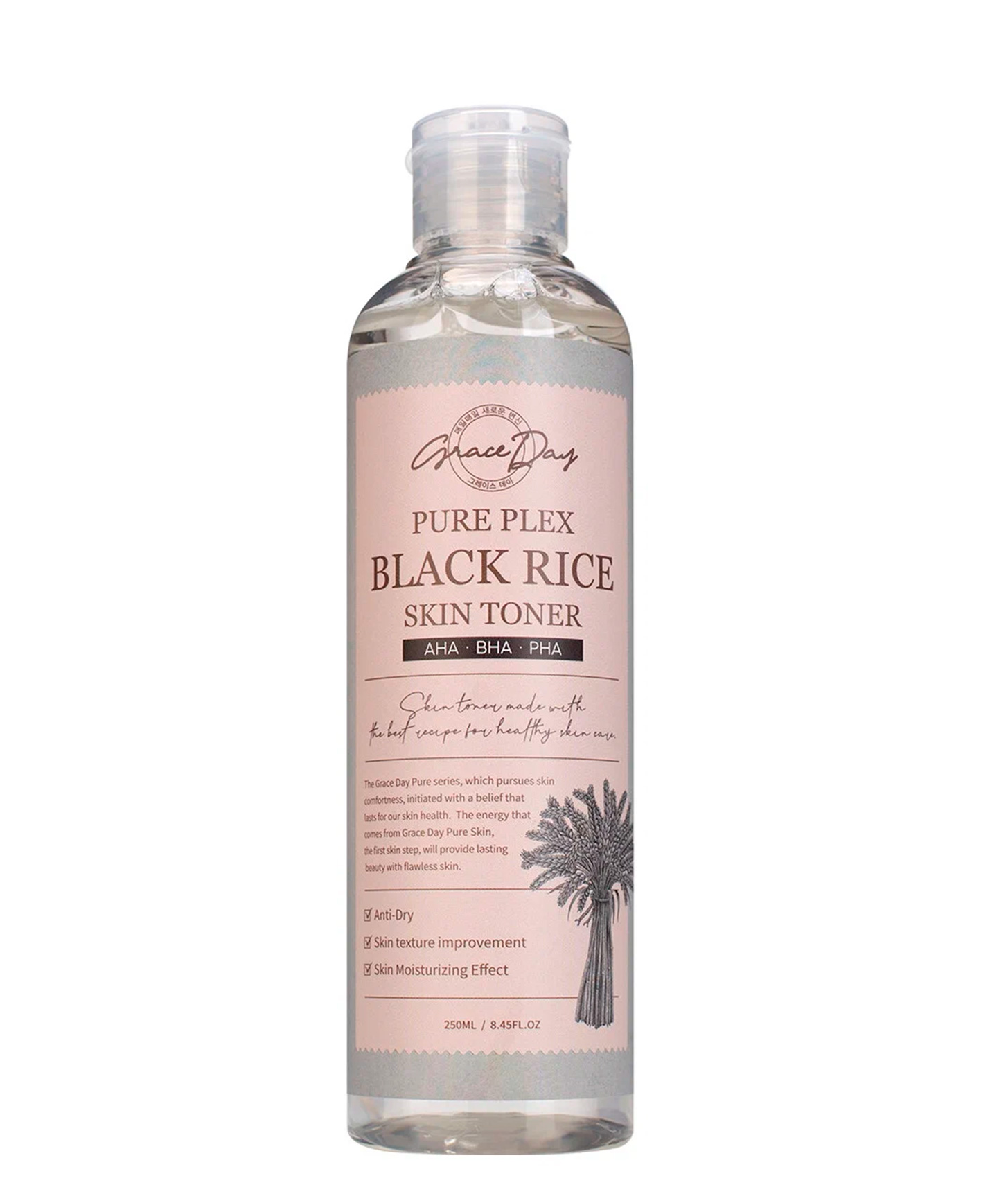 GRACE DAY Питательный тонер для лица с экстрактом черного риса Pure Plex Black Rice Skin Toner