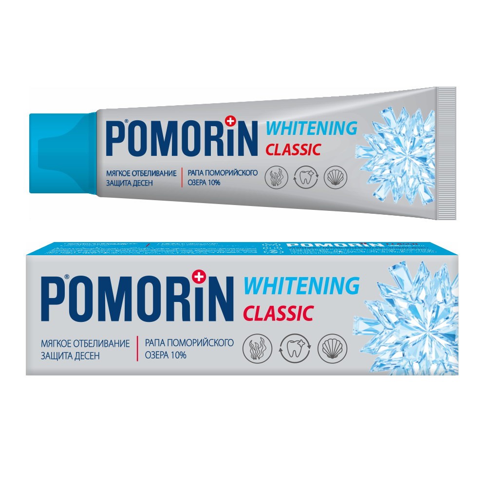 Зубная паста Pomorin Classic Мягкое отбеливание 100 мл