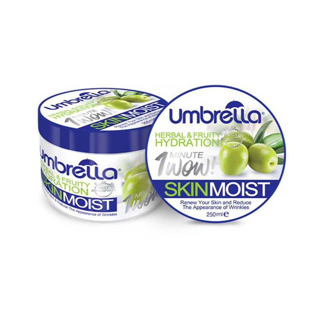 Увлажняющий крем для кожи с оливковым маслом Umbrella Herbal & Fruity Hydration 250 мл