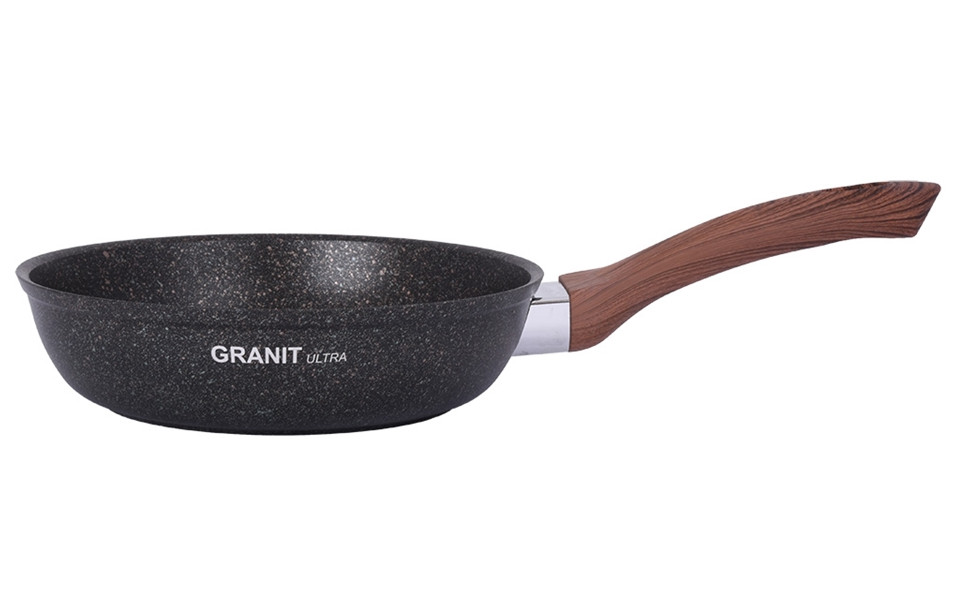 Сковорода 240мм с ручкой АП, линия Granit ultra (original)