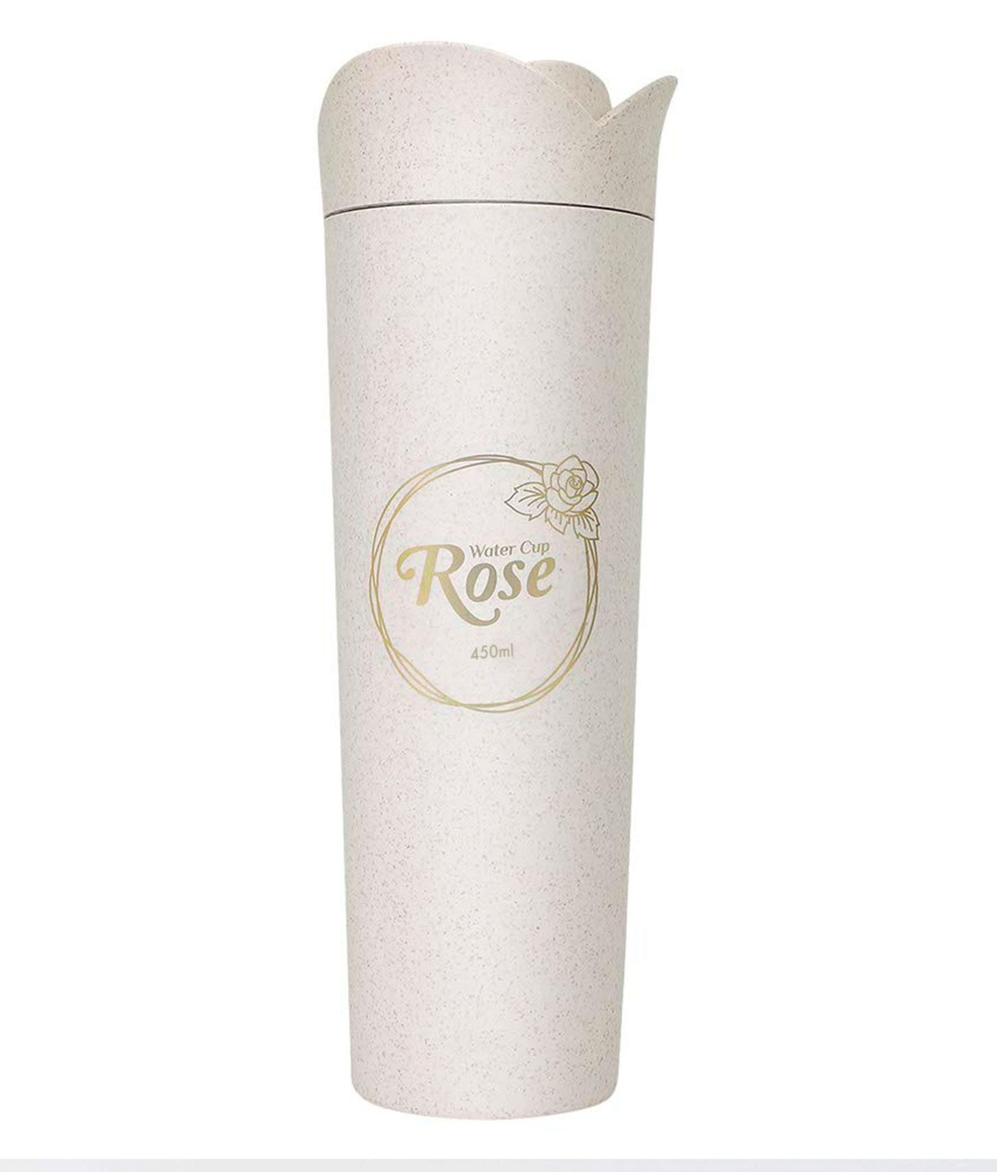 Бутылка в форме розы для воды 450мл из пищевого пластика от фирмы"ANYA"