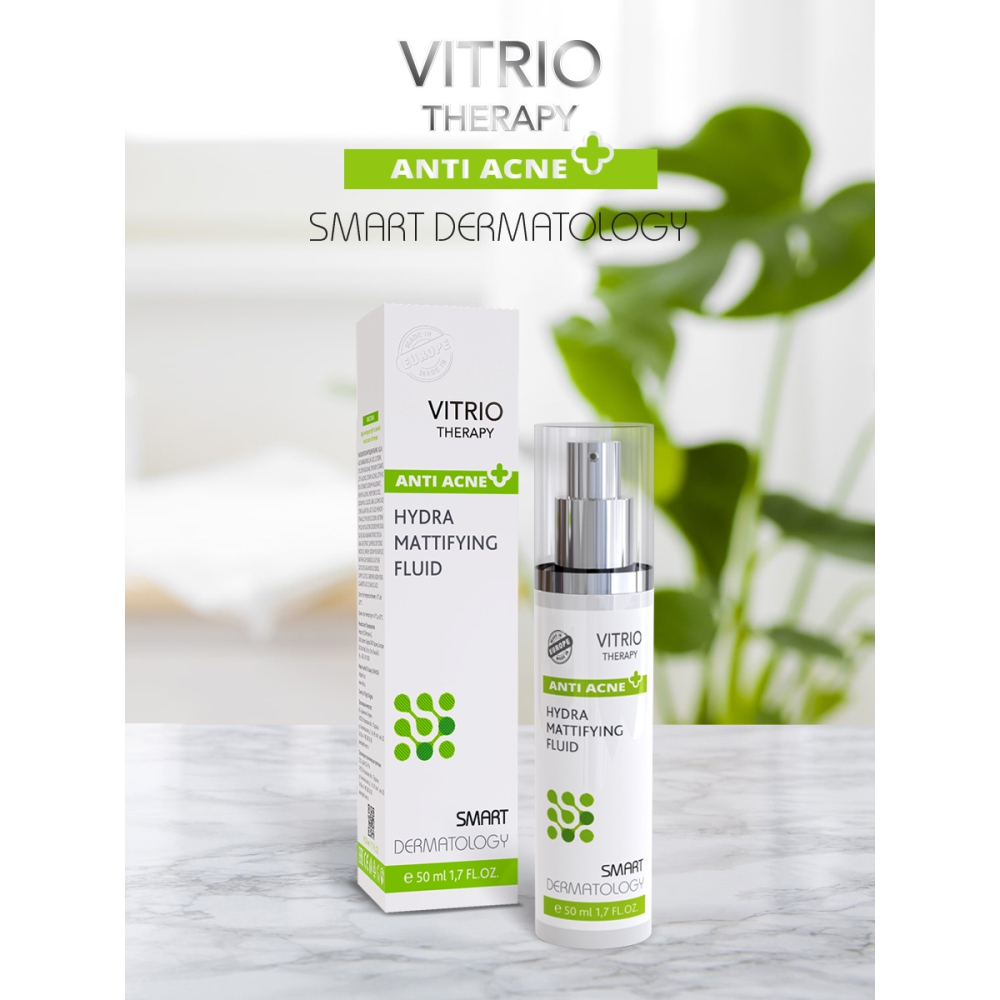 Vitrio - Увлажняющая матирующая эмульсия для проблемной кожи, 50 мл