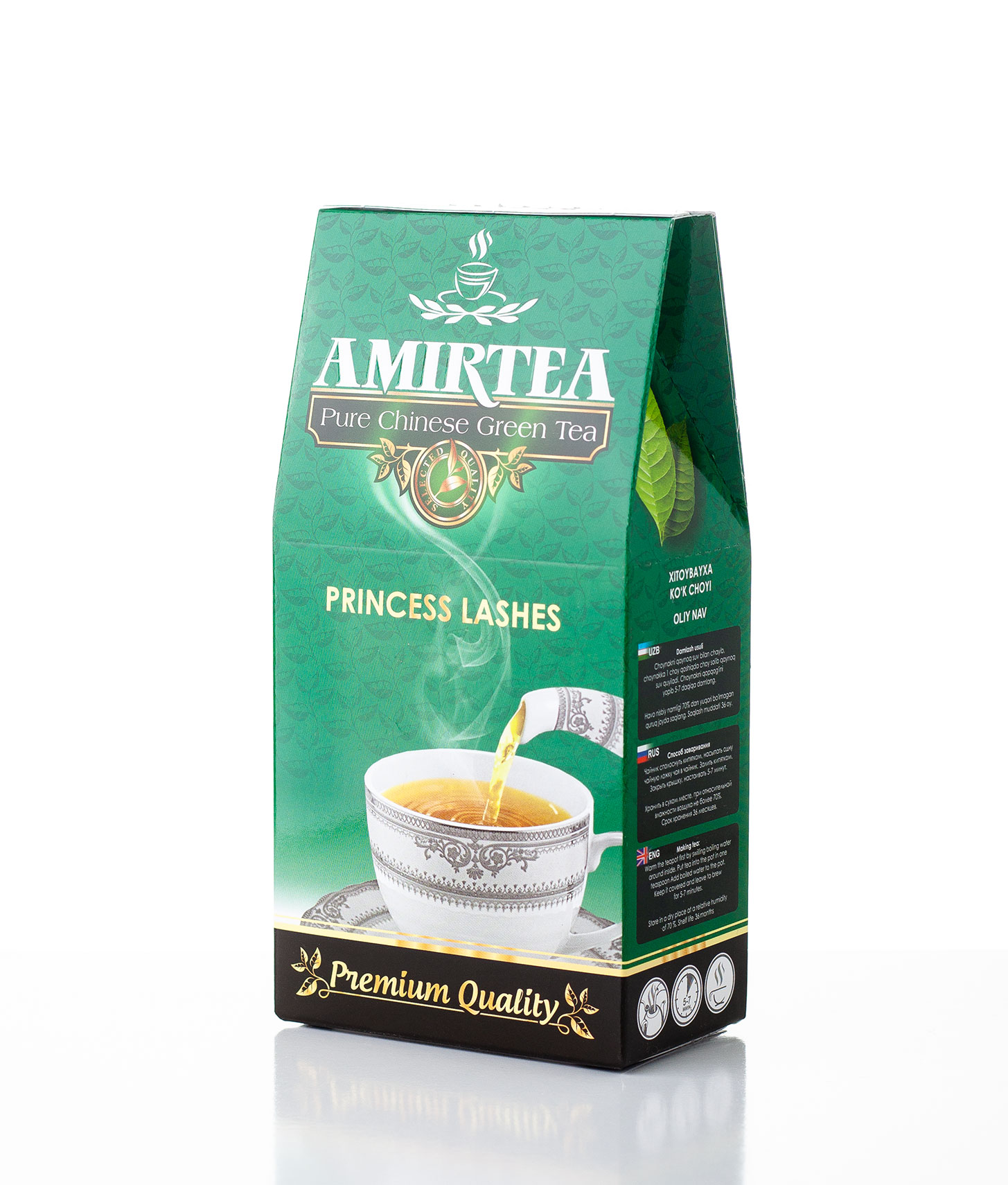 Чай зеленый Princess Lashes  Amirtea 100 г