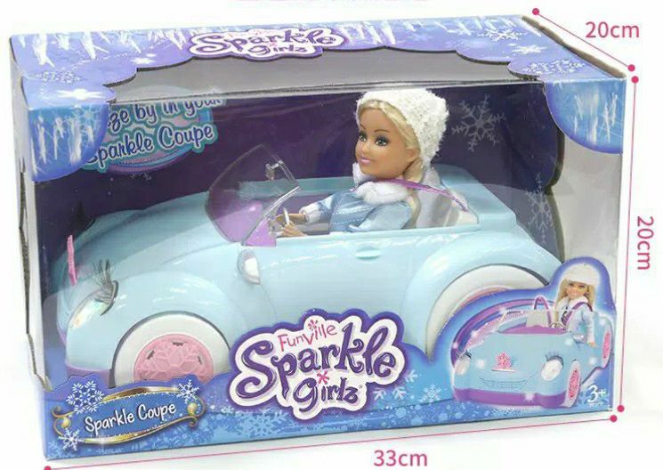 Кукла с машинкой Sparkle Girlz
