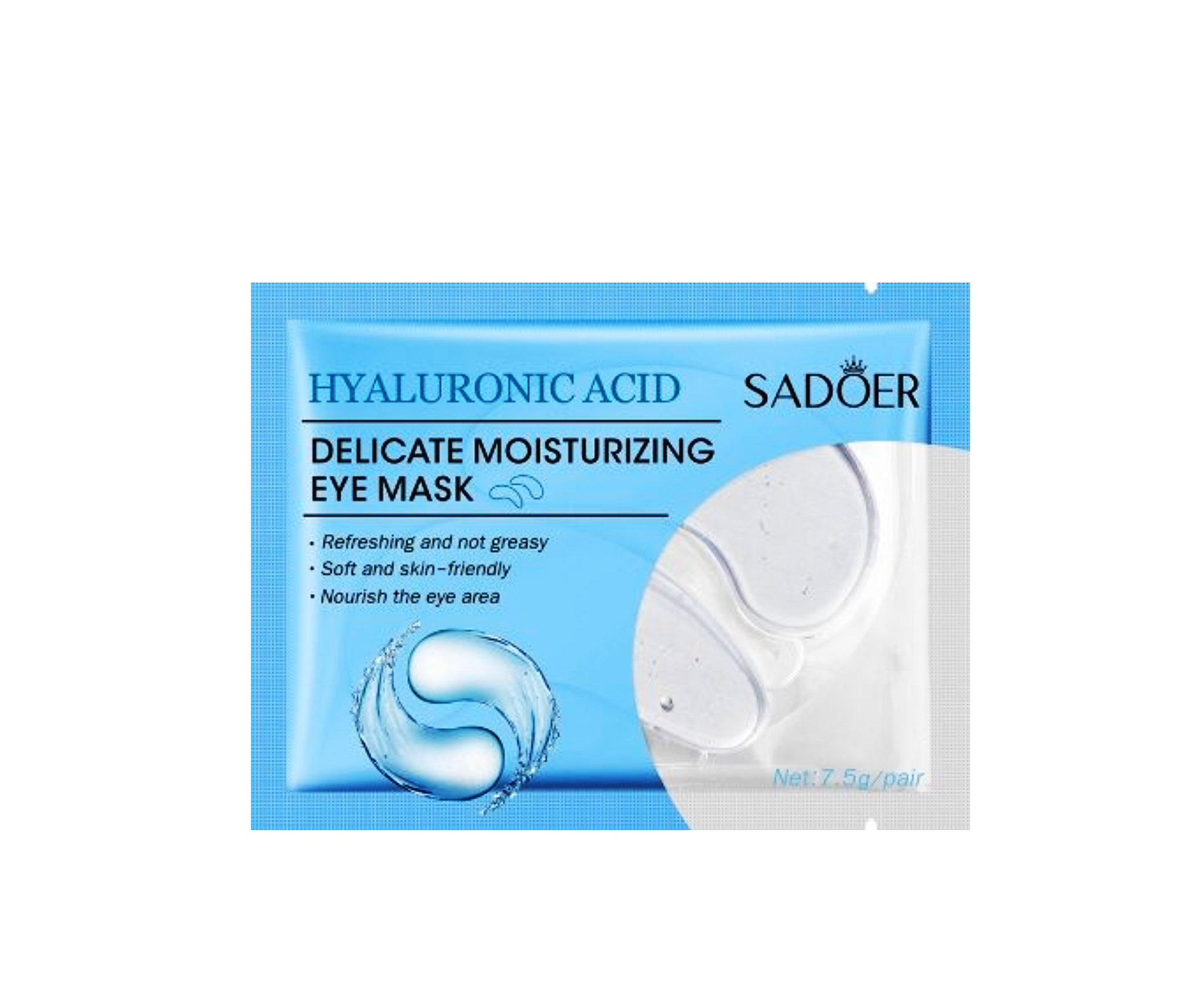 Eye mask sadoer. Патчи для глаз sadoer. Sadoer осветляющая тканевая маска для лица с витамином с.