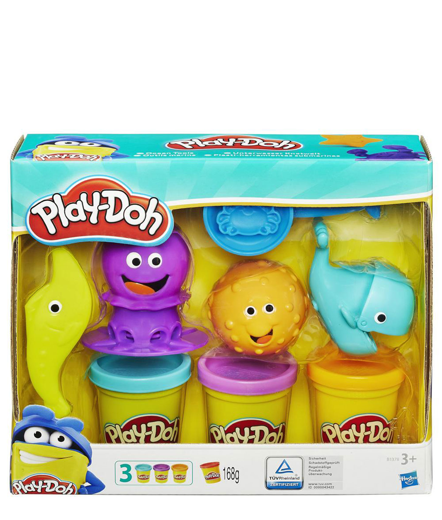 Купить плей 5. Play Doh подводный мир. Пластилин Play Doh. Плей до наборы. Набор пластилина.
